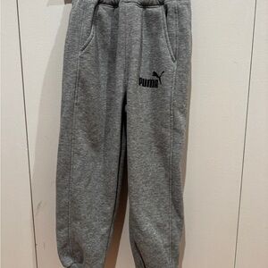 Puma Kids Charcoal Joggers
